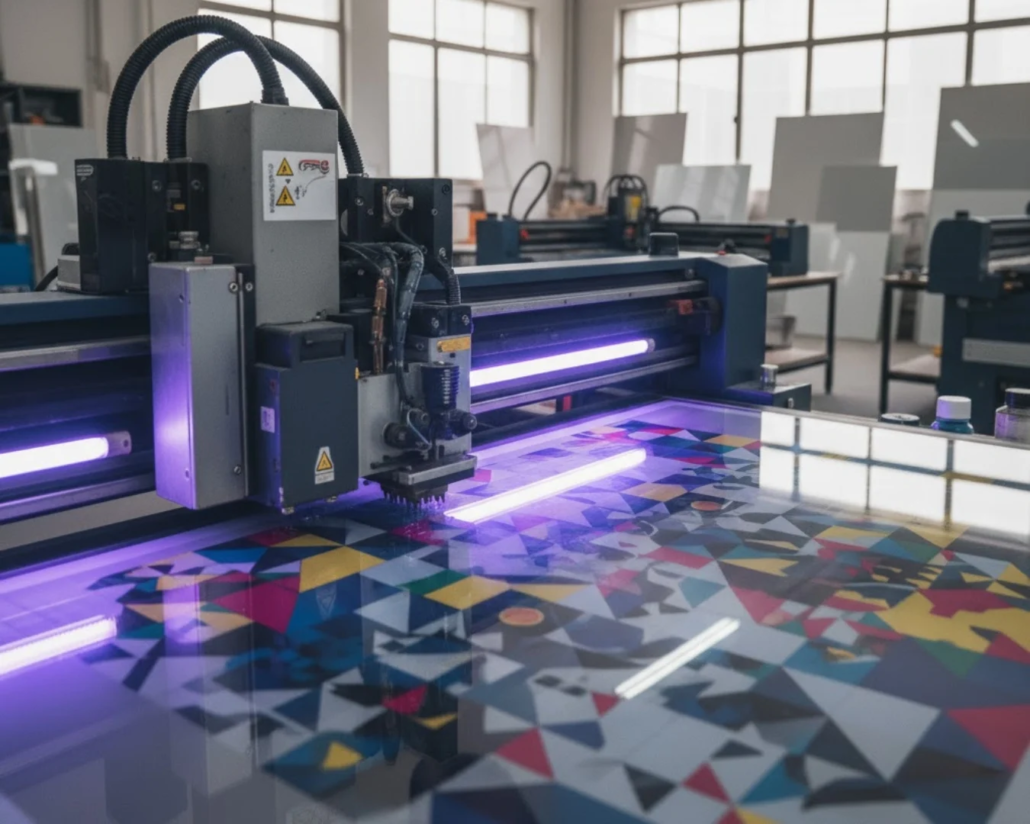 Uv printing on acrylic